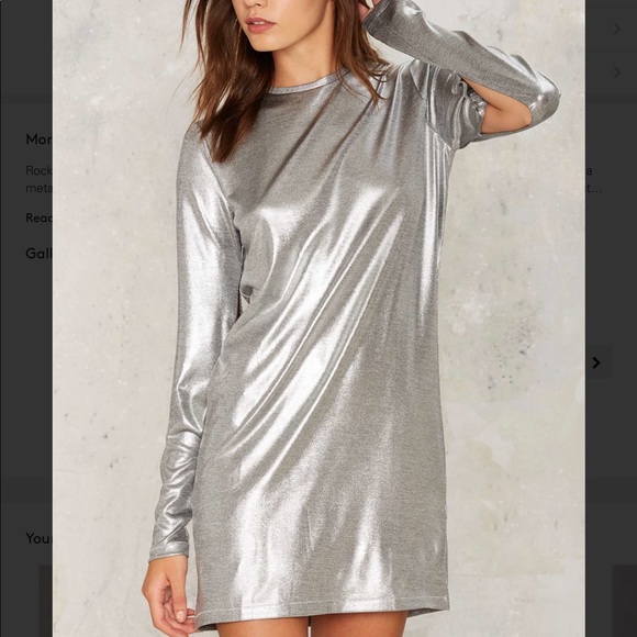 Cheap Monday Dresses & Skirts - #1✅ sound metallic dress